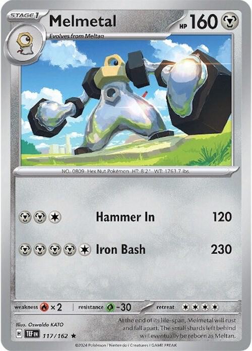 Melmetal - 117/162 - Rare (Inglés Foil NM)