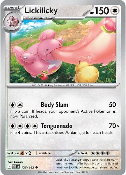Lickilicky - 125/162 - Common (Inglés NM)