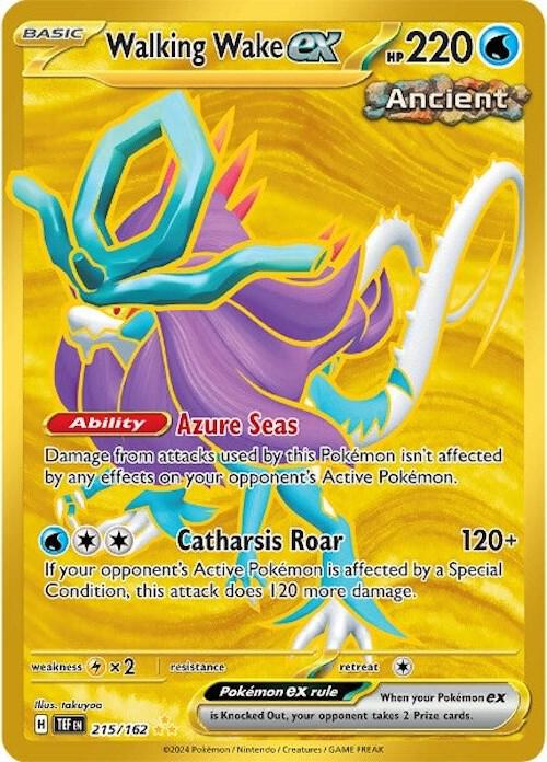 Walking Wake ex - 215/162 - Hyper Rare (Inglés Foil NM)