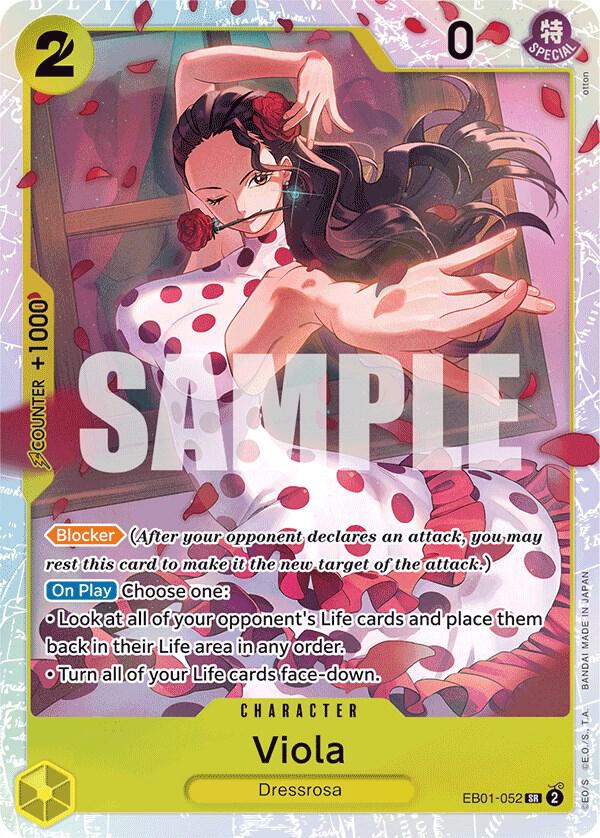 Viola - EB01-052 - Super Rare Foil (Inglés Foil NM)