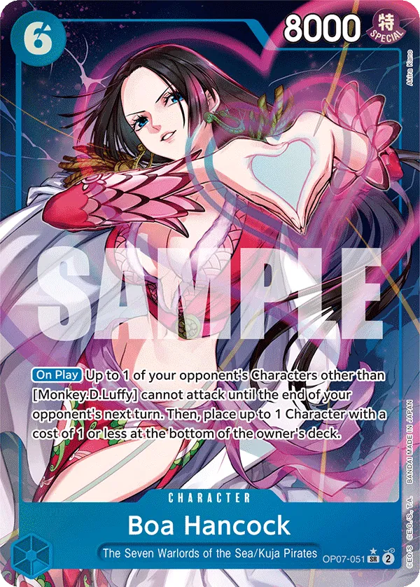 Boa Hancock (051) (Parallel) - OP07-051 - Alternate Art Foil (Inglés Foil NM)