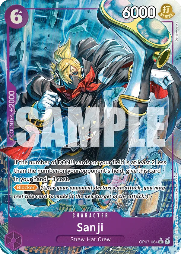 Sanji (Parallel) - OP07-064 - Alternate Art Foil (Inglés Foil NM)