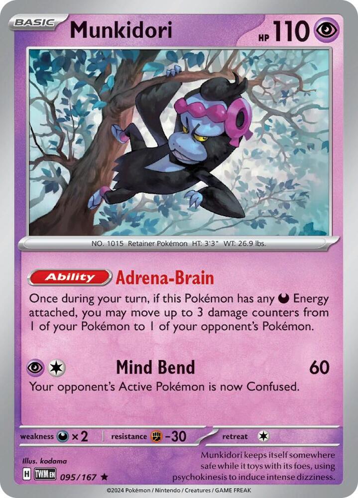 Munkidori - 095/167 - Rare (Inglés Foil NM)