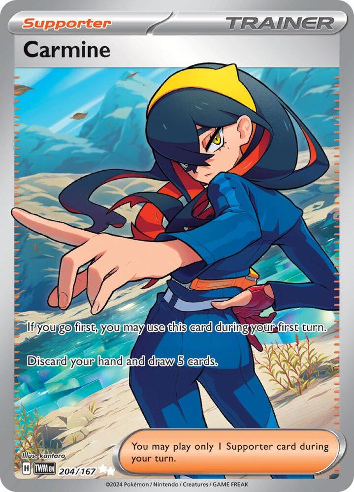 Carmine - 204/167 - Ultra Rare (Inglés Foil NM)