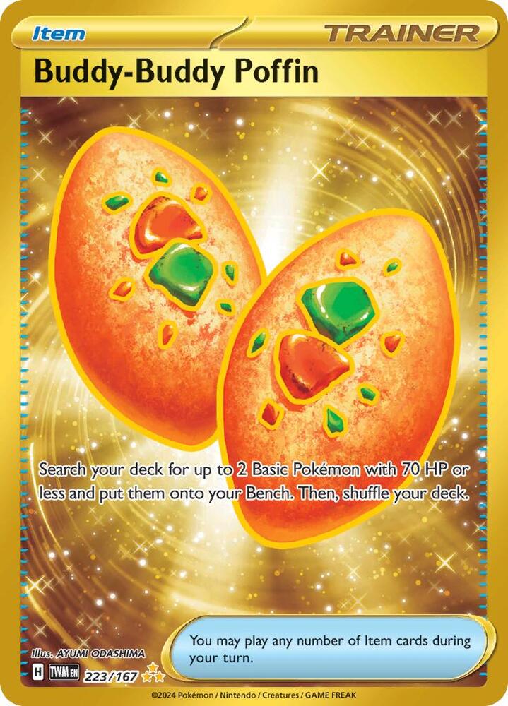 Buddy-Buddy Poffin - 223/167 - Hyper Rare (Inglés Foil NM)