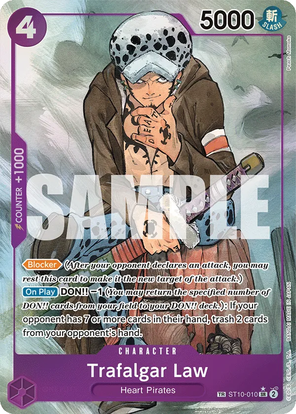 Trafalgar Law (010) (TR) - ST10-010 - Treasure Rare Foil (Inglés Foil NM)