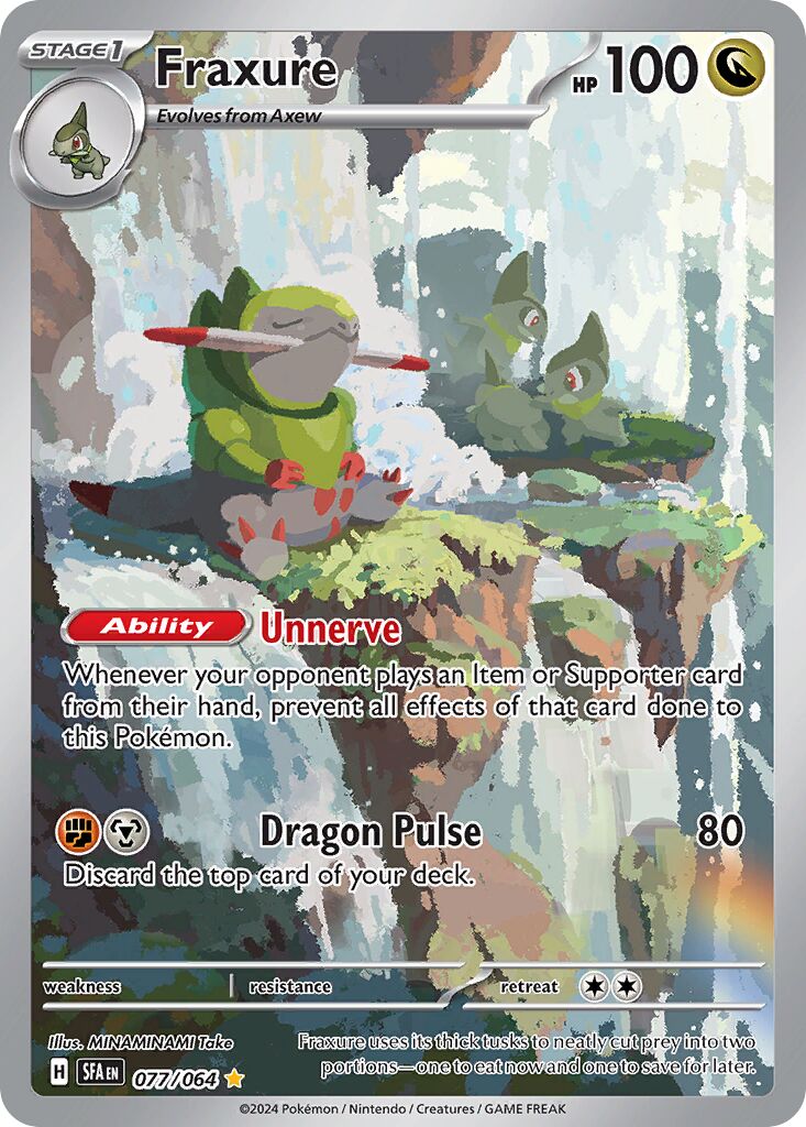 Fraxure - 077/064 - Illustration Rare (Español Foil NM)