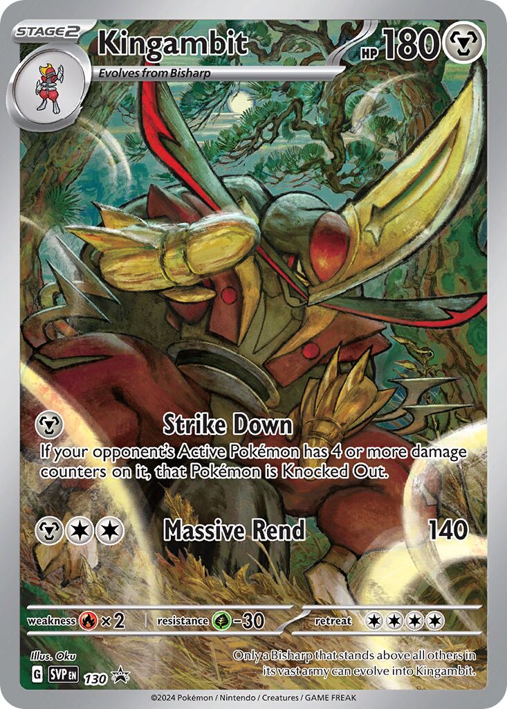 Kingambit - 130 - Promo (Inglés Foil NM)