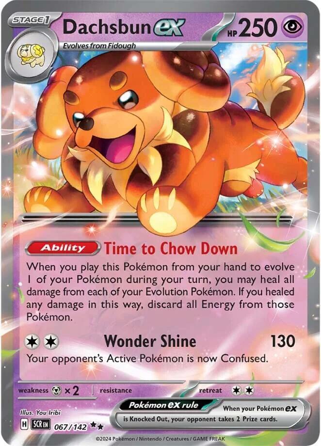 Dachsbun ex - 067/142 - Double Rare (Inglés Foil NM)