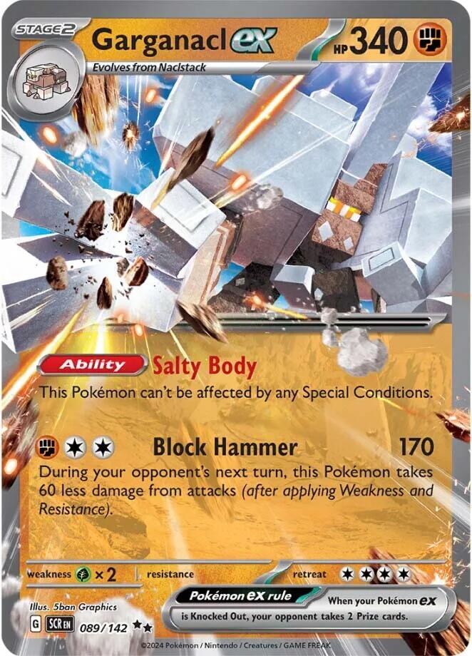 Garganacl ex - 089/142 - Double Rare (Español Foil NM)