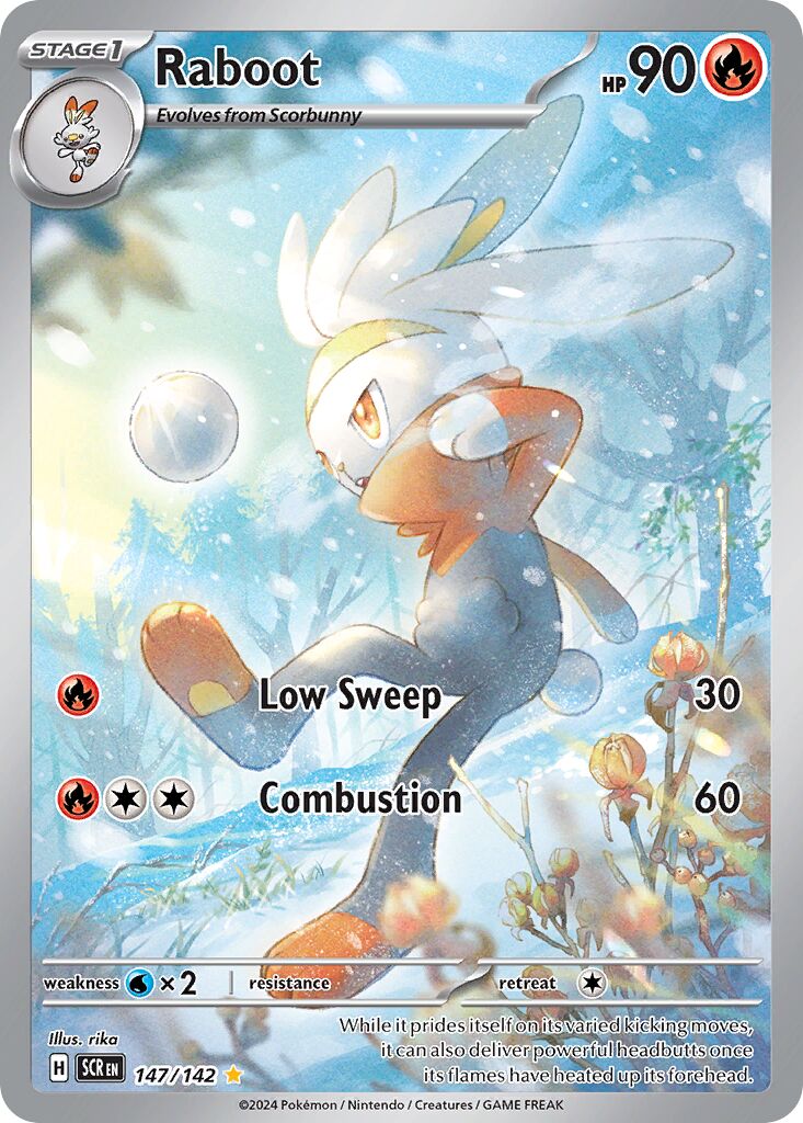 Raboot - 147/142 - Illustration Rare (Inglés Foil NM)