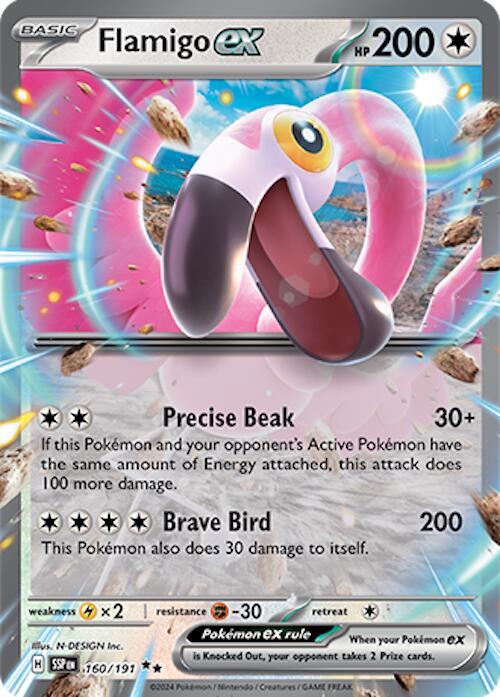 Flamigo ex - 160/191 - Double Rare (Inglés Foil NM)