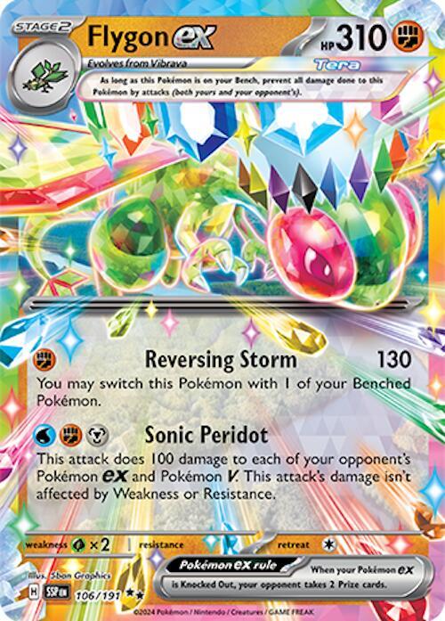 Flygon ex - 106/191 - Double Rare (Inglés Foil NM)