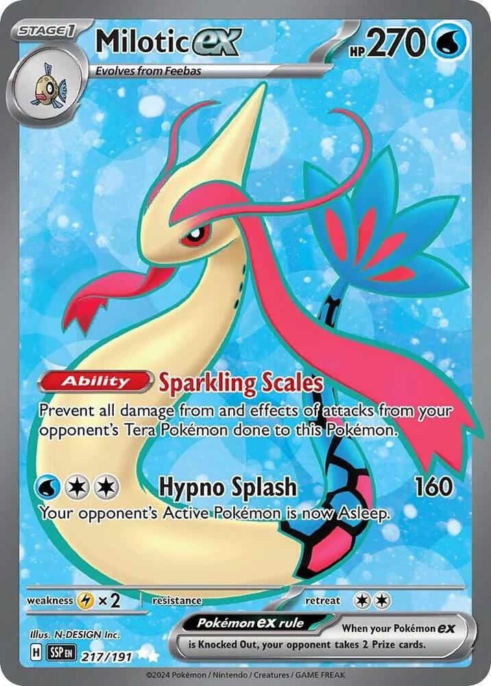 Milotic ex - 217/191 - Ultra Rare (Inglés Foil NM)
