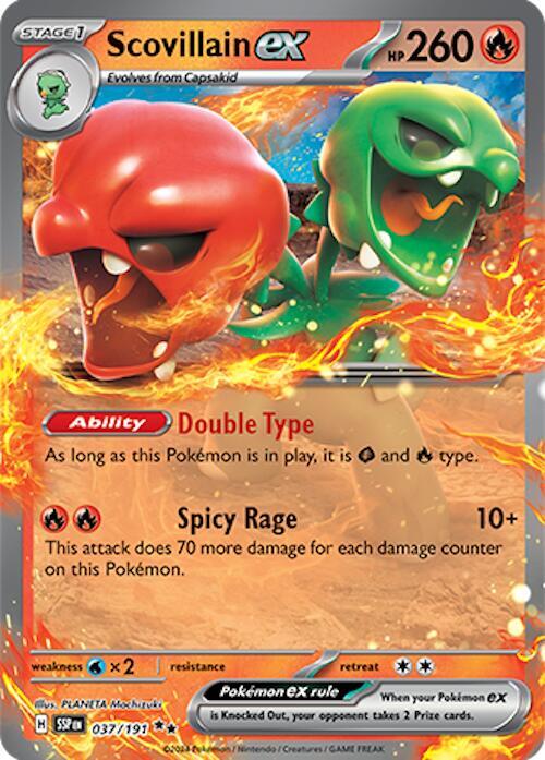 Scovillain ex - 037/191 - Double Rare (Español Foil NM)