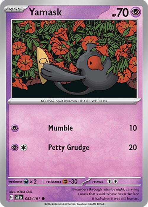 Yamask - 082/191 - Common (Inglés Reverse Holo NM)