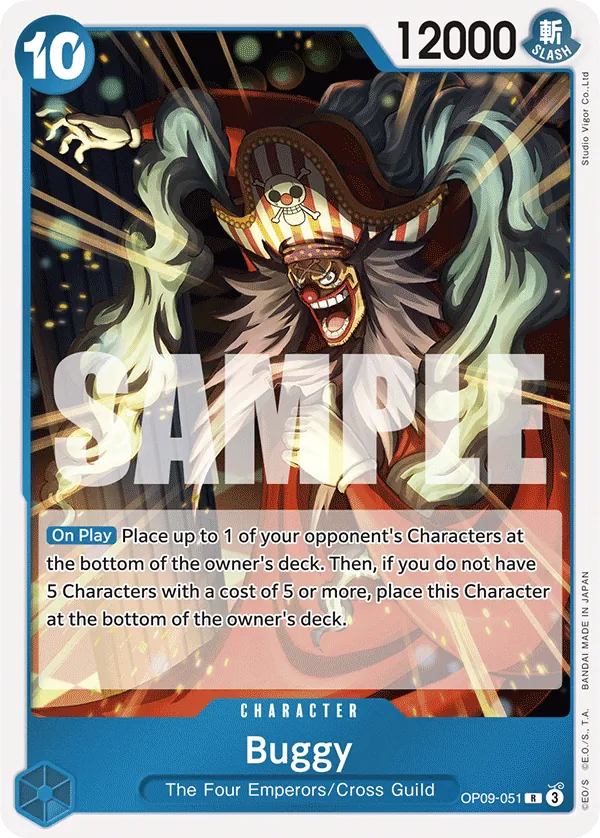 Buggy (051) - OP09-051 - Rare Foil (Inglés Foil NM)