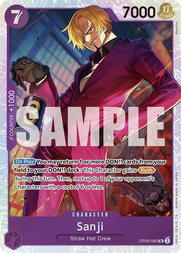 Sanji (065) - OP09-065 - Super Rare Foil (Inglés Foil NM)