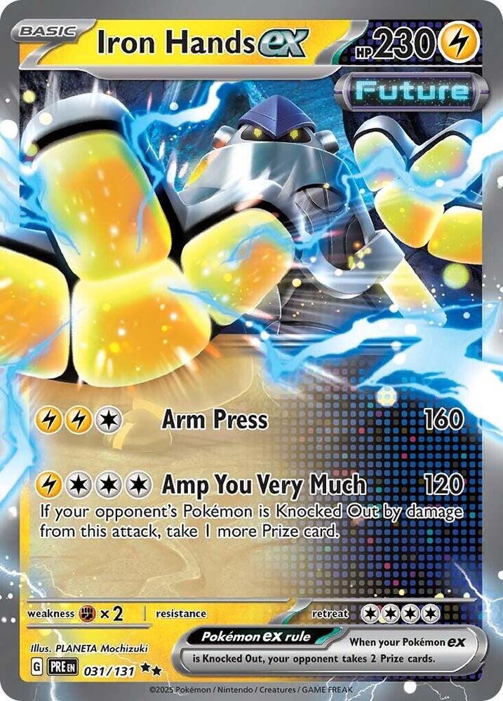 Iron Hands ex - 031/131 - Double Rare (Inglés Foil NM)
