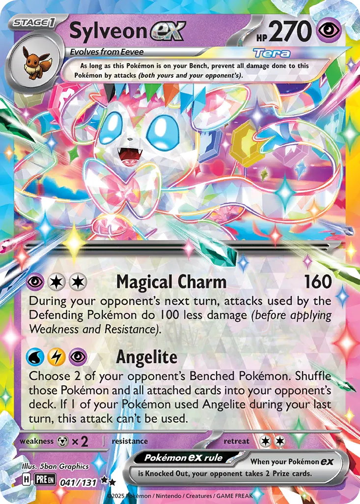 Sylveon ex - 041/131 - Double Rare (Inglés Foil NM)