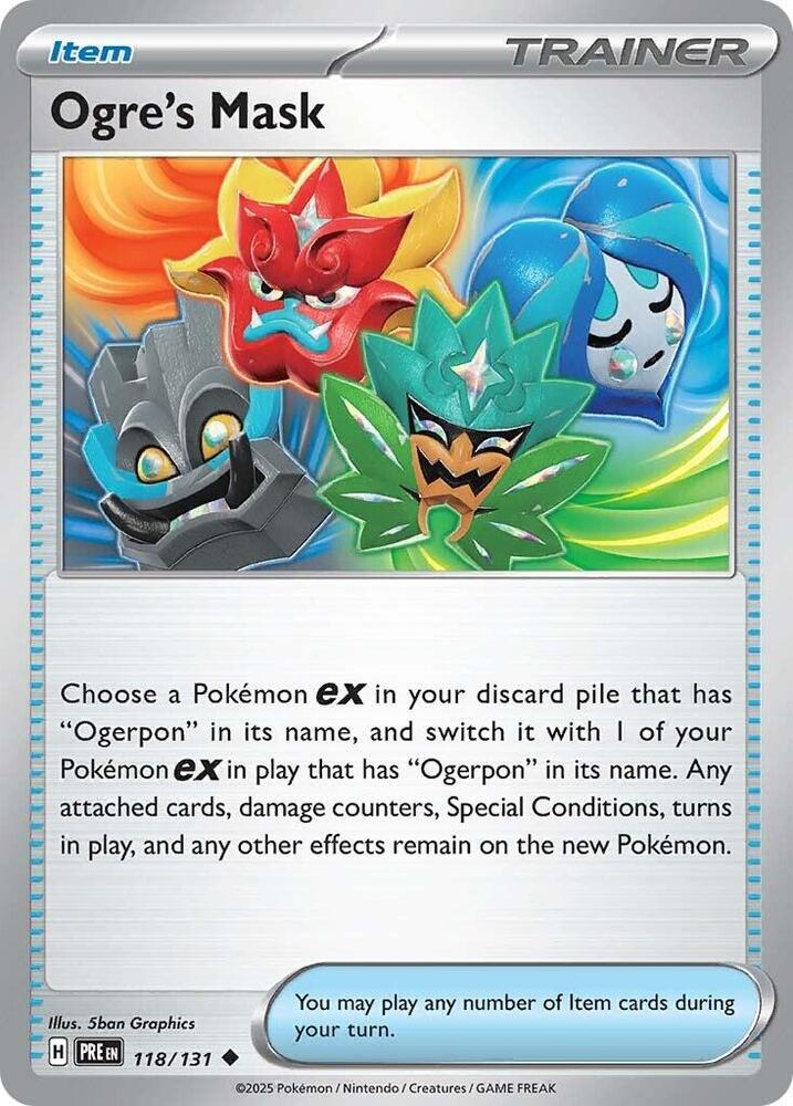 Ogre's Mask - 118/131 - Uncommon (Inglés NM)