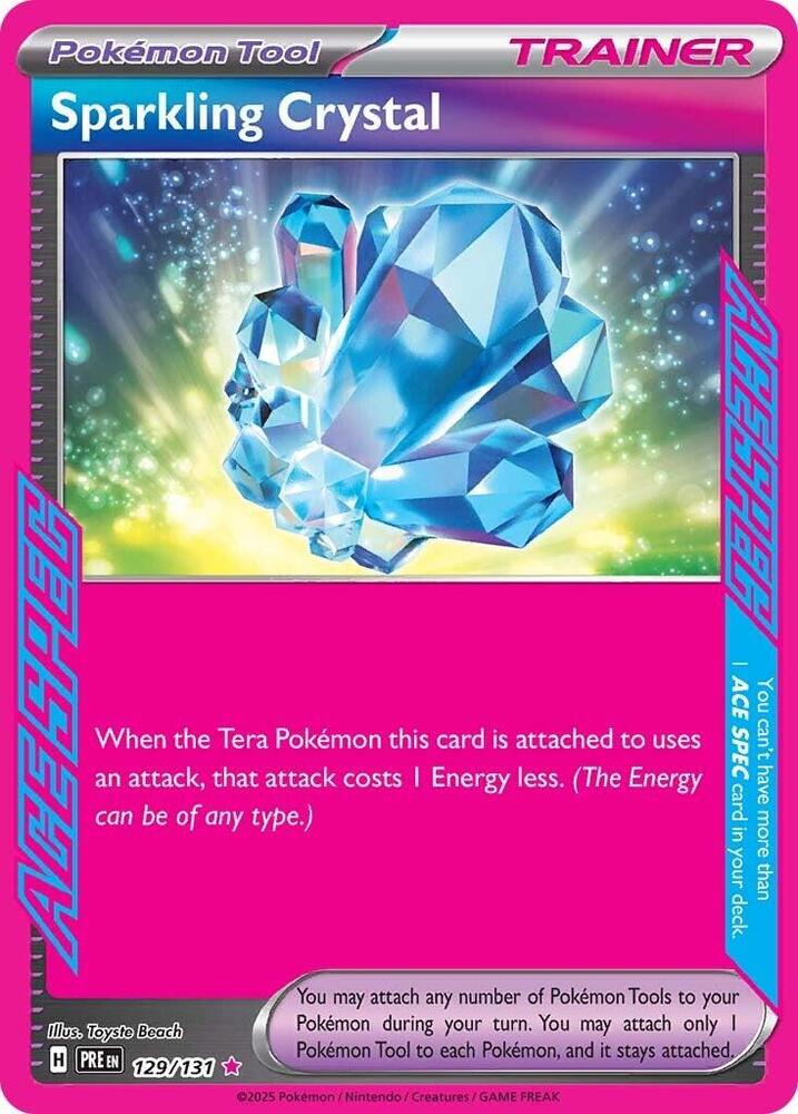 Sparkling Crystal - 129/131 - ACE SPEC Rare (Inglés Foil NM)