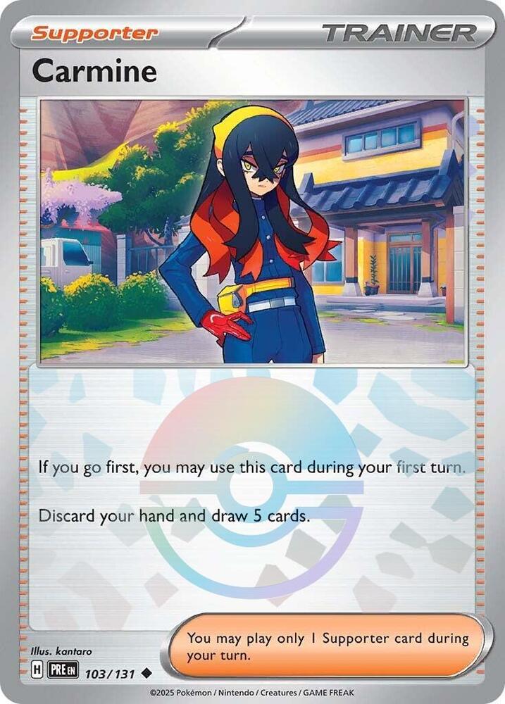 Carmine (Poke Ball Pattern) - 103/131 - Uncommon (Inglés Foil NM)