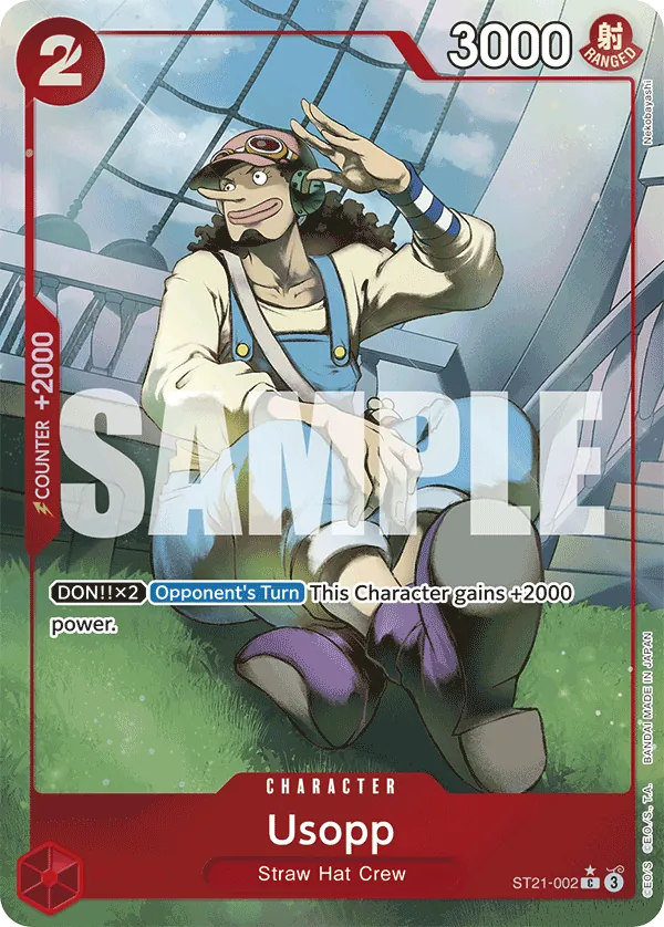 Usopp (Parallel) - ST21-002 - Full Art Foil (Inglés Foil NM)