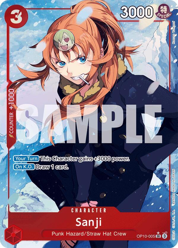 Sanji (Parallel) - OP10-005 - Alternate Art Foil (Inglés Foil NM)