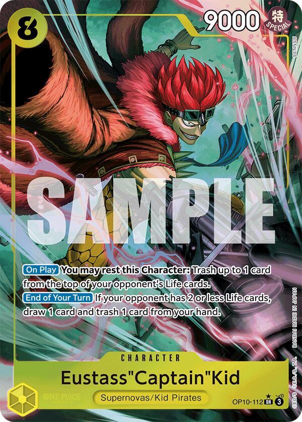 Eustass"Captain"Kid (112) (Parallel) - OP10-112 - Alternate Art Foil (Inglés Foil NM)