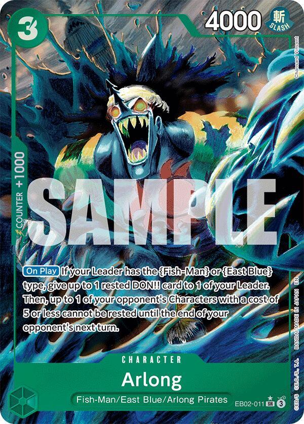 Arlong (Alternate Art) - EB02-011 - Alternate Art Foil (Inglés Foil NM)