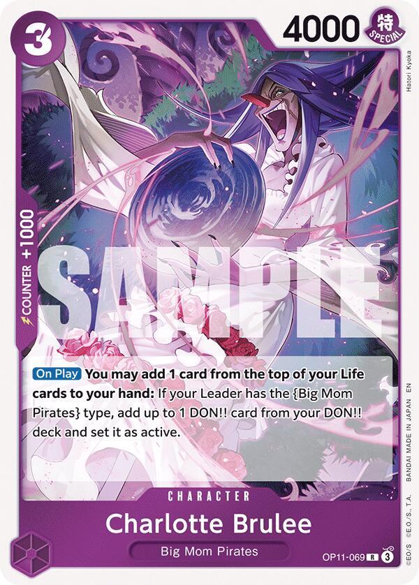 Charlotte Brulee - OP11-069 - Rare Foil (Inglés Foil NM)
