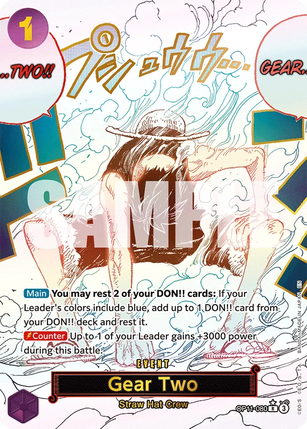 Gear Two (Alternate Art) - OP11-080 - Alternate Art Foil (Inglés Foil NM)