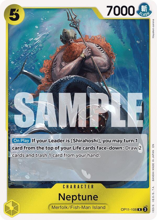 Neptune - OP11-108 - Rare Foil (Inglés Foil NM)
