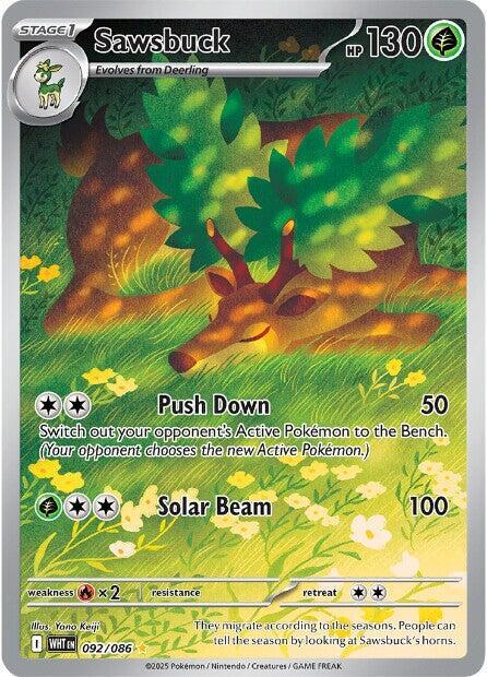 Sawsbuck - 092/086 - Illustration Rare (Español Foil NM)