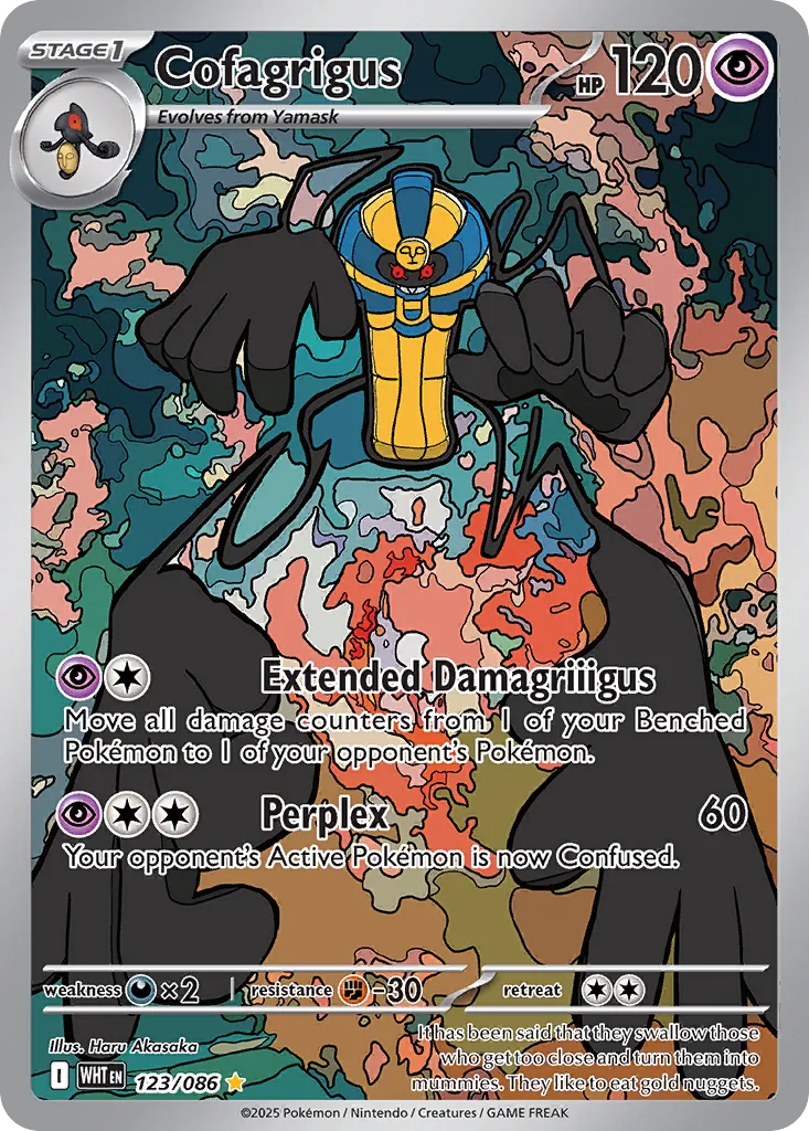 Cofagrigus - 123/086 - Illustration Rare (Inglés Foil NM)
