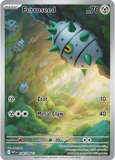 Ferroseed - 148/086 - Illustration Rare (Inglés Foil NM)