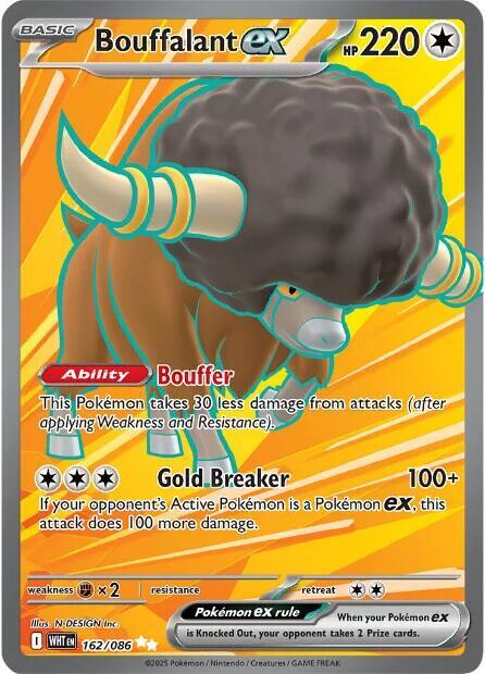 Bouffalant ex - 162/086 - Ultra Rare (Inglés Foil NM)