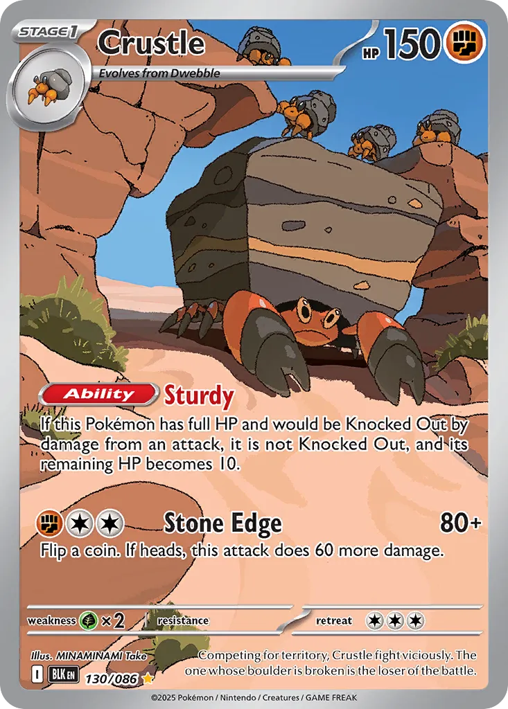 Crustle - 130/086 - Illustration Rare (Inglés Foil NM)