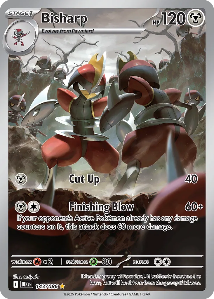 Bisharp - 143/086 - Illustration Rare (Inglés Foil NM)