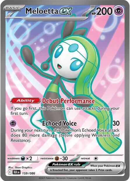 Meloetta ex - 159/086 - Ultra Rare (Inglés Foil NM)