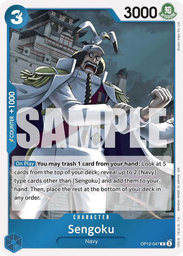 Sengoku - OP12-047 - Rare Foil (Inglés Foil NM)