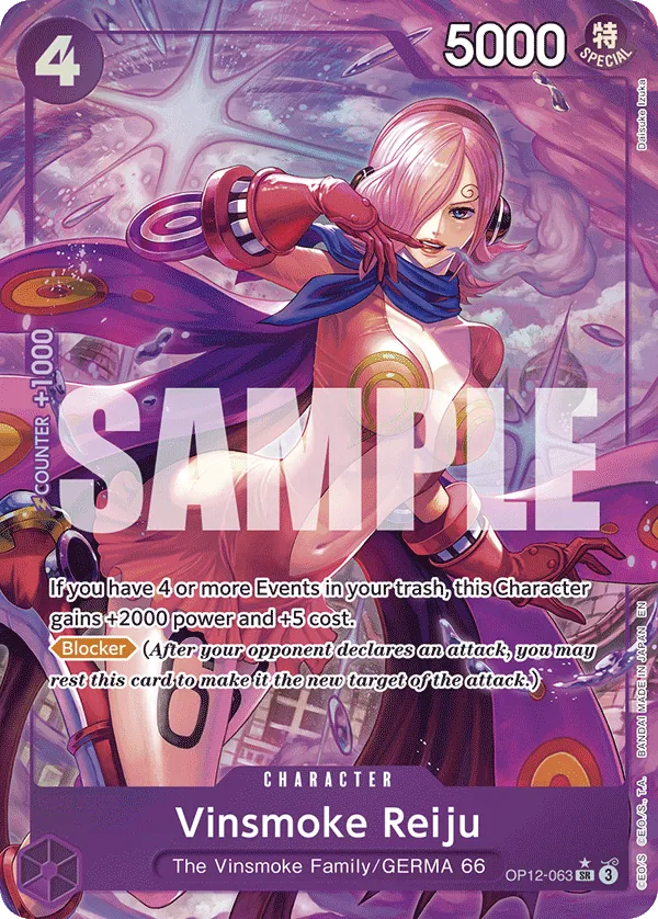 Vinsmoke Reiju (Alternate Art) - OP12-063 - Alternate Art Foil (Inglés Foil NM)