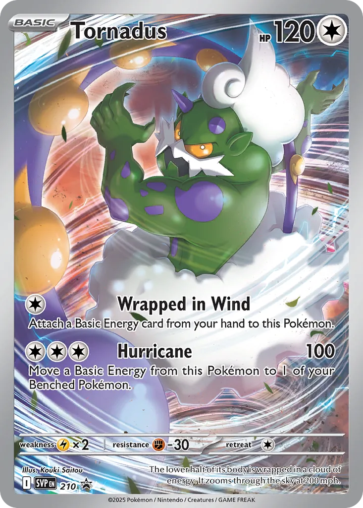 Tornadus - 210 - Promo (Español Foil NM)