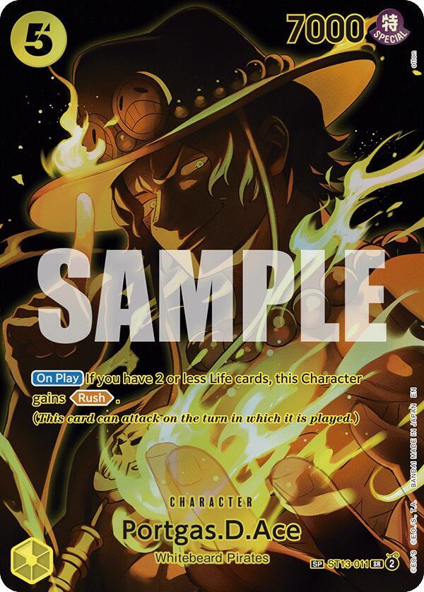 Portgas.D.Ace (SP) - ST13-011 - Special Card Foil (Inglés Foil NM)