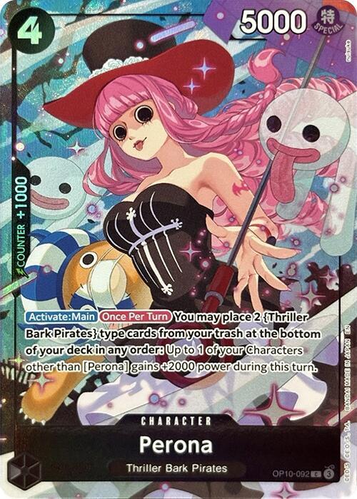 Perona (Premium Card Collection -Best Selection Vol. 4-) - OP10-092 - Common Foil (Inglés Foil NM)