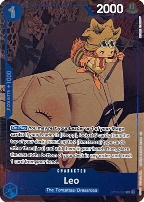Leo (Premium Card Collection -6 assort vol.1-) - OP10-057 - Rare Foil (Inglés Foil NM)