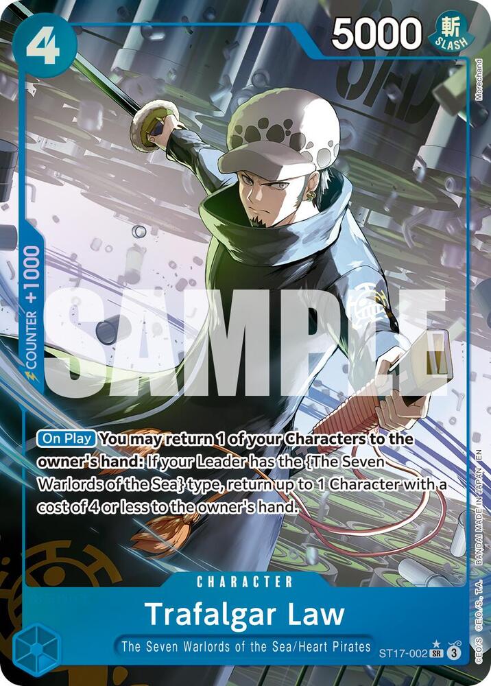 Trafalgar Law - ST17-002 (Alternate Art) - ST17-002 - Alternate Art Foil (Inglés Foil NM)