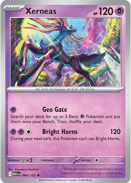 Xerneas - 064/132 - Rare (Inglés Foil NM)
