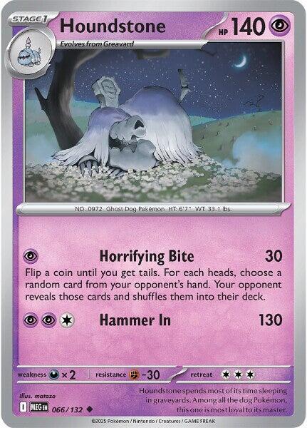 Houndstone - 066/132 - Uncommon (Inglés Reverse Holo NM)
